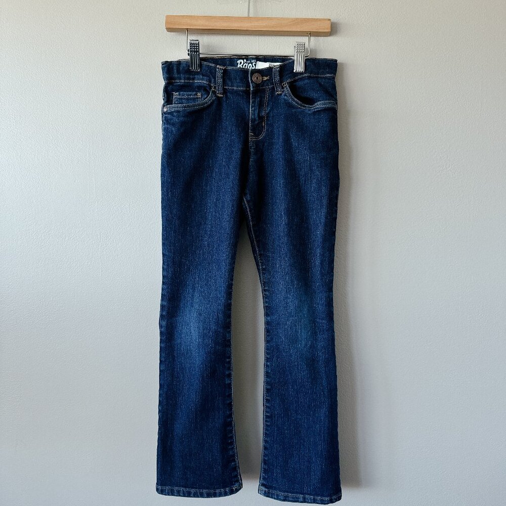 OshKosh B'Gosh jeans size 7 dark wash skinny boot cut for girls
